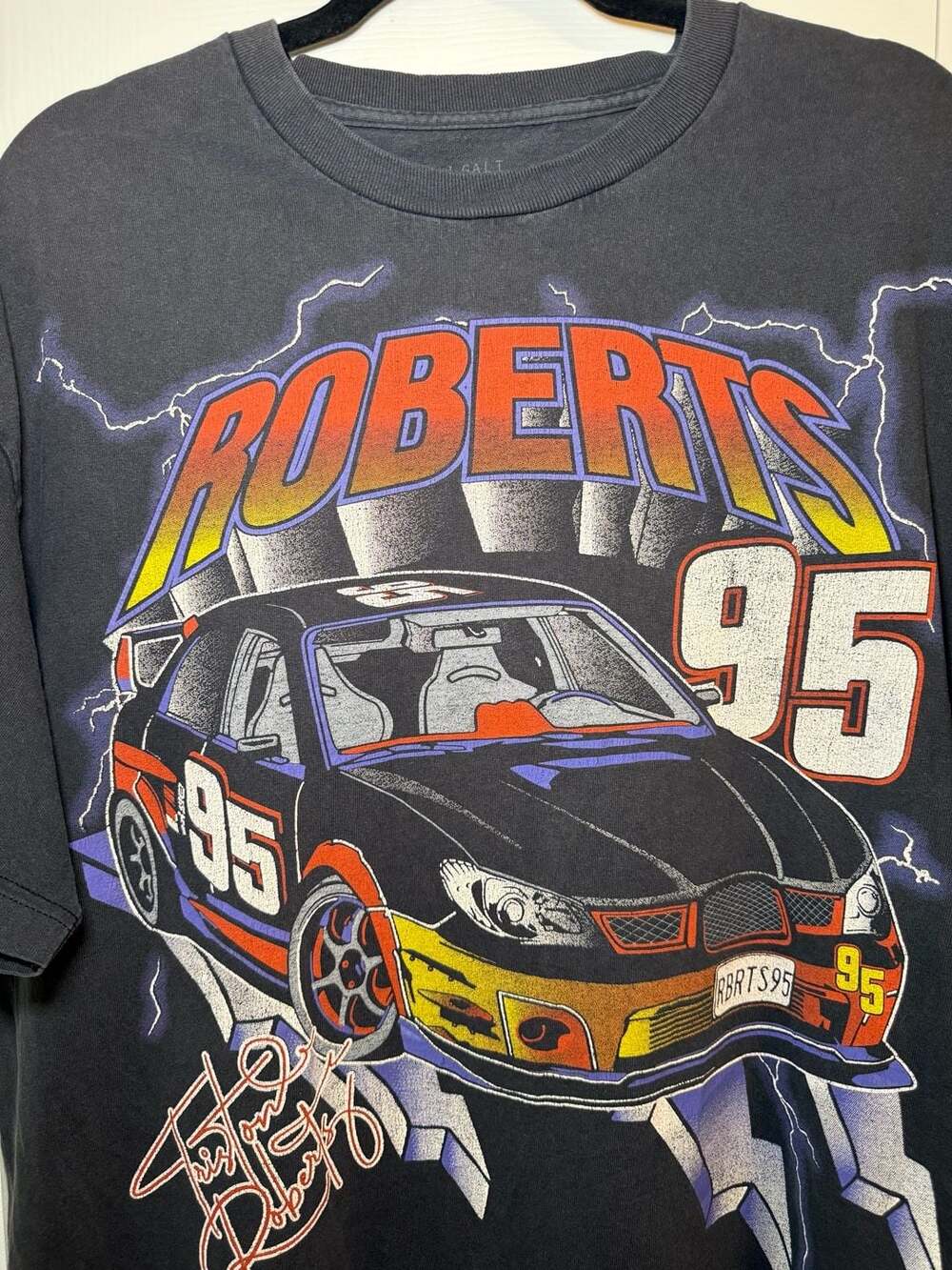 J.Galt Racing Triston Roberts 95 Shirt Black Graphic Tee